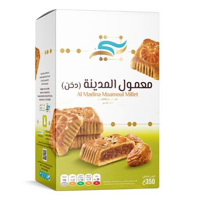 Bentte Al Madina Maamoul Millet Stuffed With Premium Dates - 350g