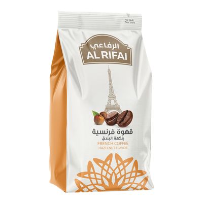 الرفاعي قهوة فرنسية بنكهة البندق 250 جرام