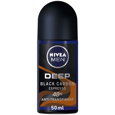 Nivea Deodorant Roll On For Men Deep Black 50 ML