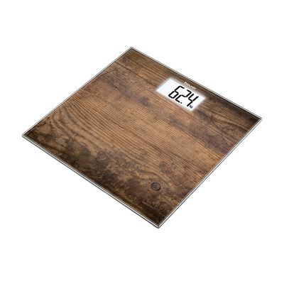 Beurer Digital Glass Scale Wood Shape - GS203 
