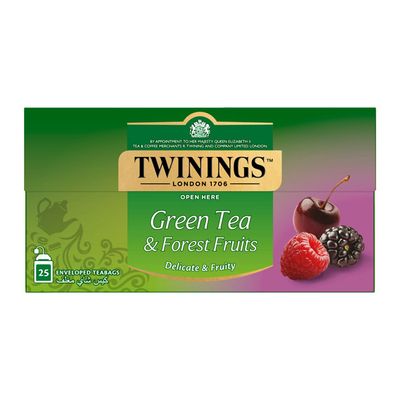 Twinings Green Tea & Forest Fruits 25 Pieces
