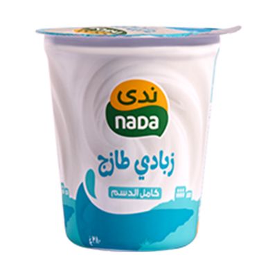 ندى زبادي طازج كامل الدسم 380 جرام