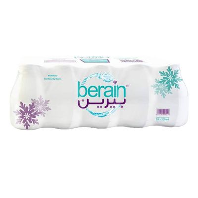 Berain Water Bottled Drinking 200 ML × 20