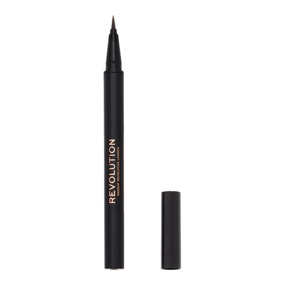 Revolution Hair Stroke Brow Pen - Medium Brown