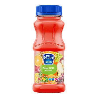 Nadec Juice Mix Fruit With 8 Vitamins No Added Sugar - 180ml