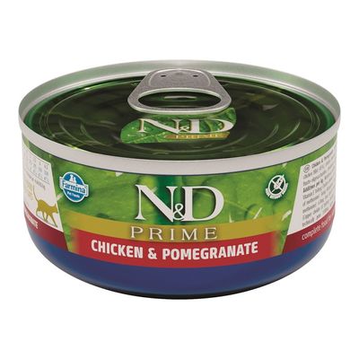 Farmina N&D Prime Wet Adult Cat Food With Chicken & Pomegranate - 70g
