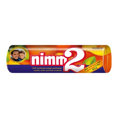 Storck nimm2 Orange And Lemon Flavored Candies With Essential Vitamins - 50g
