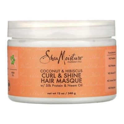 Shea Moisture Coconut & Hibiscus Curl & Shine Hair Masque - 340ml