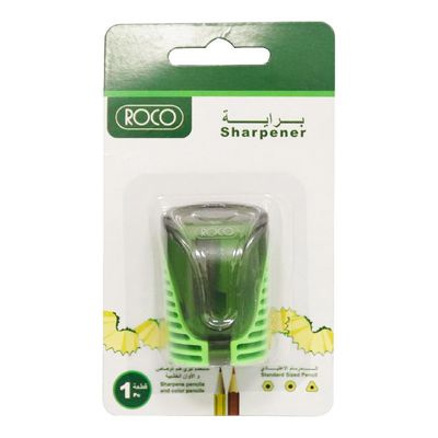 Roco Pocket Sharpener Single Hole Green