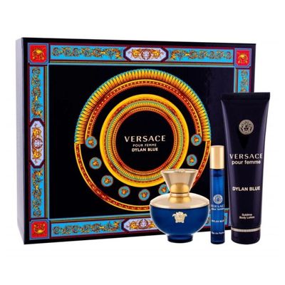 Versace Dylan Blue Set for Women Eau de Parfum - 100ml + Body Lotion - 150ml + Mini Perfume - 10ml