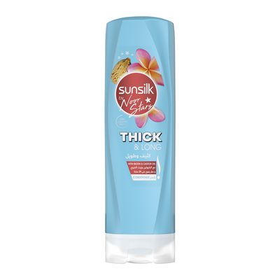 صانسيلك بلسم تكثيف وتطويل مع البايوتين وزيت الخروع - 350 مل