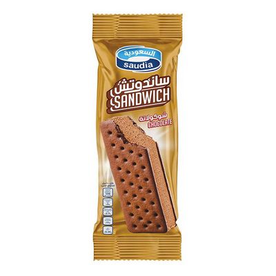 Saudia Ice Cream Sandwich Chocolate Flavor 100 ML