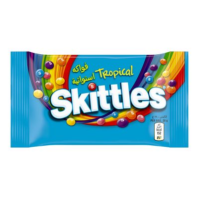 Skittles Candy Tropical Pouch 38 G