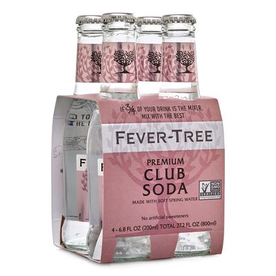 Fever Tree Carbonated Water Refresh 200 ML × 4