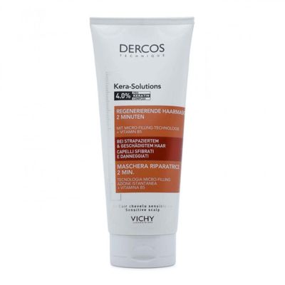 Vichy Dercos Kera-Solutions Hair Mask with 4% Keratin & Vitamin B5 For Dry Hair - 200ml