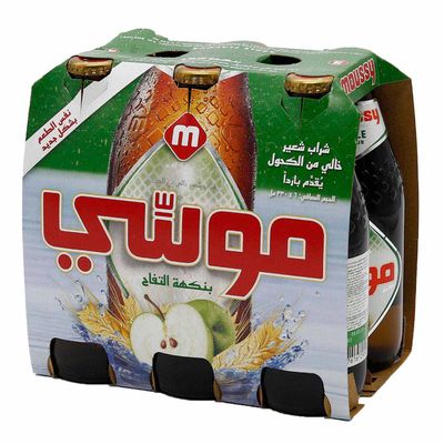 Moussy Malt Beverage Apple Flavour 330 ML × 6
