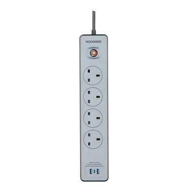 Moogmax Electrical Extension With 4 Power Outlets And 2 USB Ports 2990W PD port 20W 5M