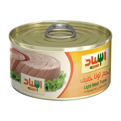 اسناد تونا لحم خفيف في زيت نباتي - 165 جرام