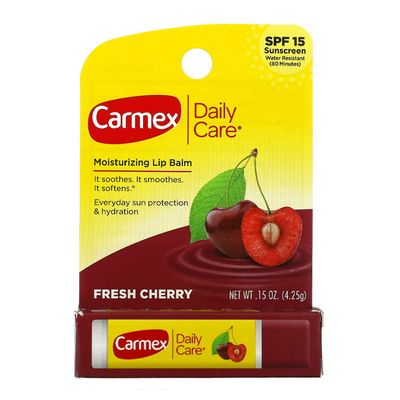كارمكس ديلي كير مرطب الشفاه بنكهة الكرز مع عامل حماية من الشمس +15 - 4.25 جرام 