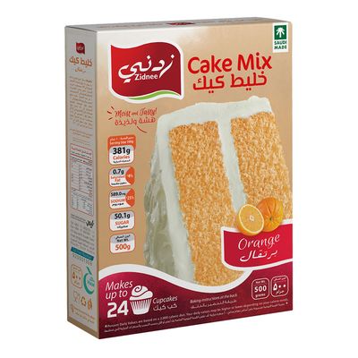 Zidnee Orange Flavored Cake Mix - 500g