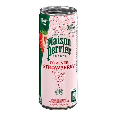 Maison Perrier Sparkling Water With Strawberry Flavor No Added Sugar 250 ML