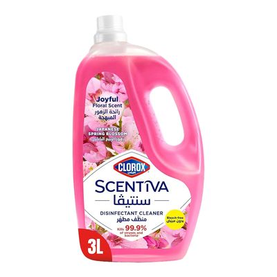 Clorox Scentiva Cleanser and Antiseptic Joyful Floral Scent Multipurpose 3 L
