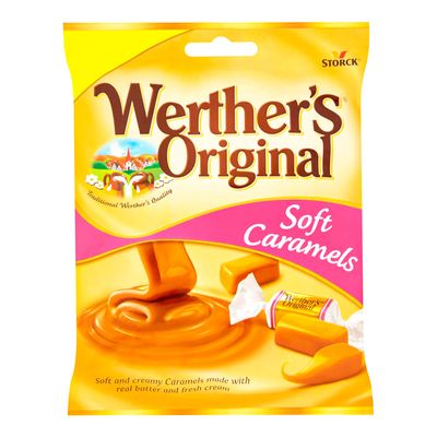Werther's Original Candy Soft Caramel Imported 110 G
