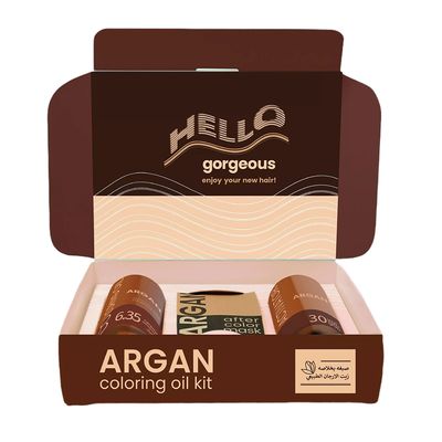Argan Hair Dye With Natural Argan Oil - 6.35 Caramel