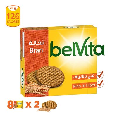 Belvita Biscuit Bran Rich in Fiber 56 G × 8 Box