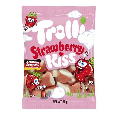 Trolli Strawberry Kiss Candy (Imported) - 80g