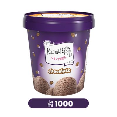 Kwality Ice Cream Chocolate Flavor 1 L