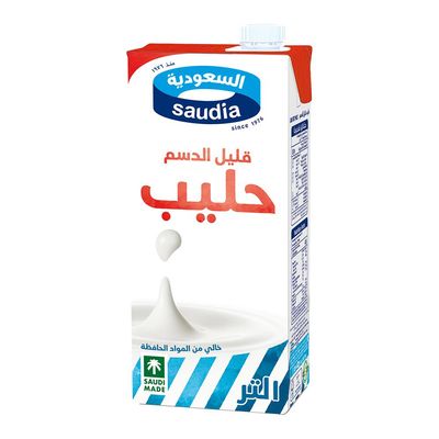 السعودية حليب طويل الأجل قليل الدسم 1 لتر
