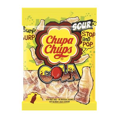 Chupa Chups Candy Jelly Sour Cola With Fruit Juice 90 G