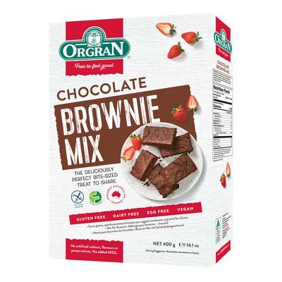Orgran Brownie Mix Chocolate Gluten Free 400 G