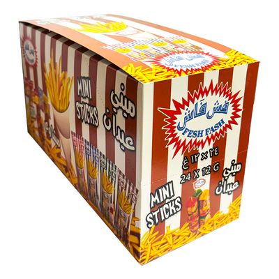 Fesh Fash Potato Sticks Mini BBQ Flavor 12 G × 24