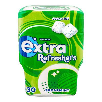 Extra Gum Refreshers Spearmint Sugar Free 30 Pieces
