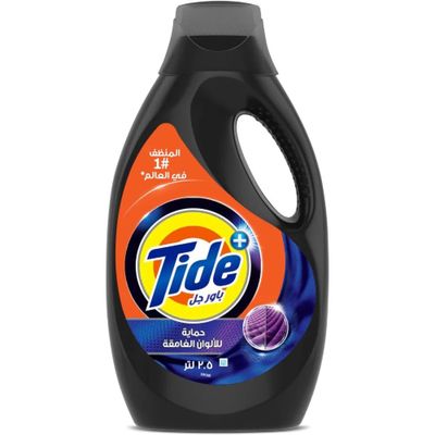 Tide Power Gel Liquid Laundry Detergent For Dark Clothes Automatic 2.5 L