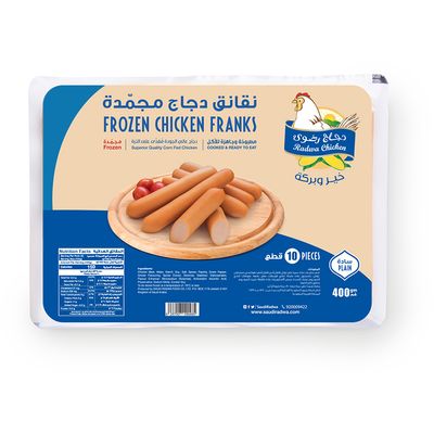 دجاج رضوى نقانق دجاج مجمدة 400 جرام
