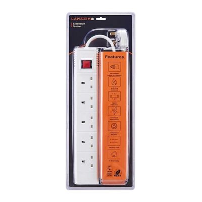 LAWAZIM Electrical Connection 5 Sockets 3 Meters