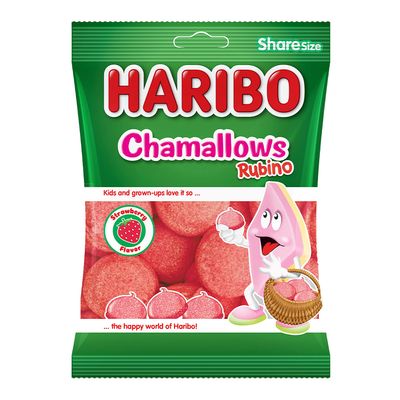 Haribo Marshmallow Rubino Strawberry Flavor 70 G