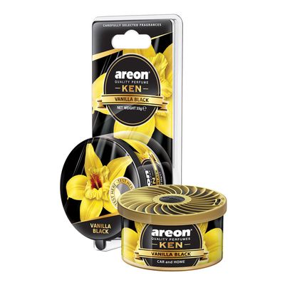 Areon Ken Car and Home  Air Freshener Vanilla Black Scent