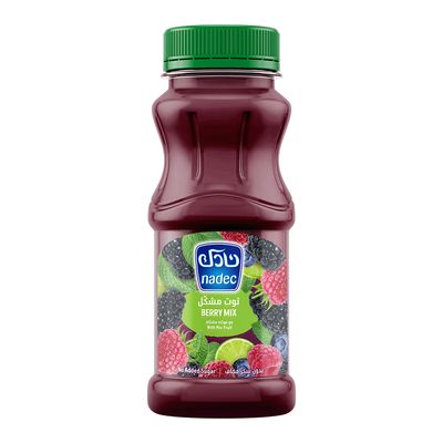 Nadec Juice Mixed Berries With Mix Fruit No Added Sugar - 180ml