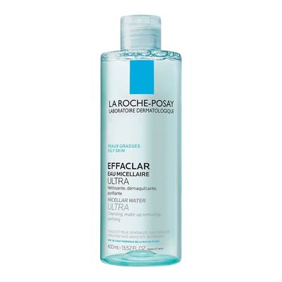 La Roche-Posay Effaclar Ultra Micellar Water For Oily Skin  Cleanser And  Makeup Remover - 400ml