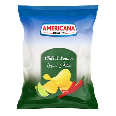 Americana Potato Chips Chili Lemon Flavor - 26g
