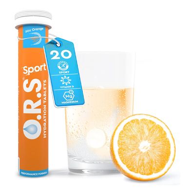 O.R.S Hydration Tablets Orange Flavour - 20 Tablets