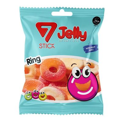 7 Stick Candy Jelly Ring 80 G
