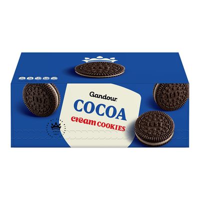 Gandour Cookies Cocoa With Cream 38 G × 12 Box