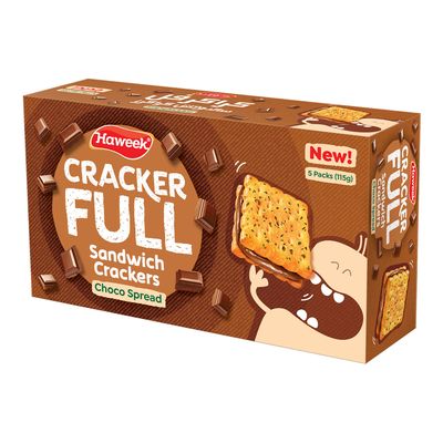 Haweek Cracker Biscuits Chocolate Flavor 115 G