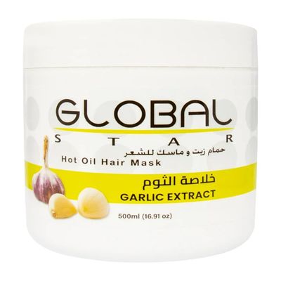 Global Star Hot Oil Hair Mask Garlic Extract - 500ml
