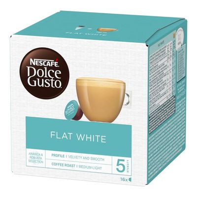 Nescafe Dolce Gusto Coffee Capsules Flat White Imported 187.2 G 